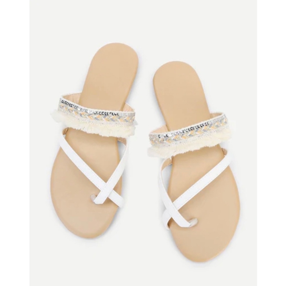 Boho Fringe Sandals
